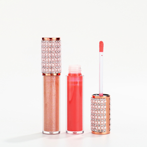 Brillo Labial de Lujo con Etiqueta Privada <span class=keywords><strong>y</strong></span> Logotipo Personalizado, Adornado con Perlas <span class=keywords><strong>y</strong></span> Diamantes - Product Image 6