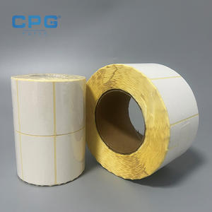 Etiquetas Autoadhesivas Personalizadas al por Mayor del Fabricante, Papel para Etiquetas de Envío Térmico Directo de 4x6, Rollos de Etiquetas de Código de Barras - Product Image 1