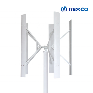 Aerogenerador de Eje Vertical REXCO para Uso en Techos, Bajas RPM, 24V 48V 1KW, Modelo RC-1KH-A - Product Image 6
