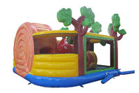Nouveau design jaune escargot aire de jeux gonflable maison de rebond escargot château gonflable pour enfants gonflable animal moonwalk