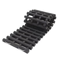Dispositifs d'urgence de traction de pneu 1 ensemble chaîne noire pour SUV/voiture/camion sur neige boue sable dispositifs d'urgence de voiture tapis de Traction de pneu