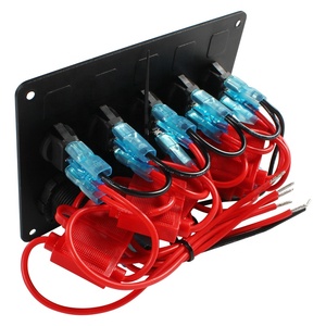 Panel <span class=keywords><strong>de</strong></span> interruptor <span class=keywords><strong>de</strong></span> 5 entradas <span class=keywords><strong>de</strong></span> 12V/24V, impermeable, con voltímetro Digital, 4.2A, Cargador USB Dual, para cigarrillo, caravana, autocaravana, Panel <span class=keywords><strong>de</strong></span> Control - Product Image 5