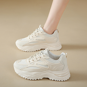 Baskets blanches pour femmes 2026 – Nouvelles baskets épaisses pour femmes, chaussures de sport épaisses, baskets vulcanisées, chaussures de <span class=keywords><strong>plateforme</strong></span> - Product Image 4