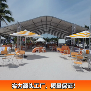 Carpa de Exposición Arcum, Pabellón Rectangular con Techo de PVC Impermeable, Carpas para Ferias Comerciales para Todas las Estaciones - Product Image 4