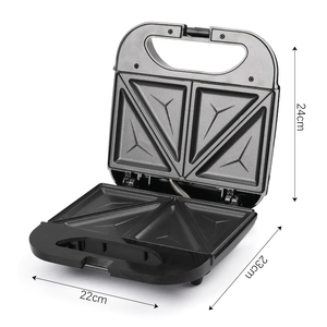 Offre Spéciale <span class=keywords><strong>de</strong></span> haute qualité électrique 2 tranches Sandwich Maker Machine grille-pain Sandwich Maker pour le petit déjeuner - Product Image 6