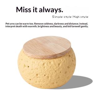 כד שריפת חיות מחמד מודרני, ידידותי לסביבה, ניתן להתאמה אישית, עם תכונות אחסון ומזכרת לאפר של חתולים, כלבים ובעלי חיים אחרים. - Product Image 2