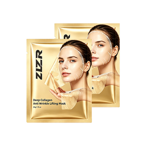 Masque facial en hydrogel à marque privée, vitamine C, or 24 carats, pour la réduction des rides, le blanchiment, le nettoyage en profondeur, pour tous types de peau - Product Image 1