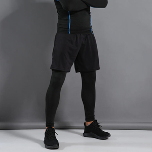 Chemise à manches longues écologique pour homme, ultra-extensible, pour la course sur sentier avec zones de compression de qualité professionnelle - Product Image 4