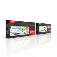 Clavier de jeu mécanique filaire à membrane K511 OEM avec logo personnalisé, 101 touches, rétroéclairage LED, avec bouton pour PC portable