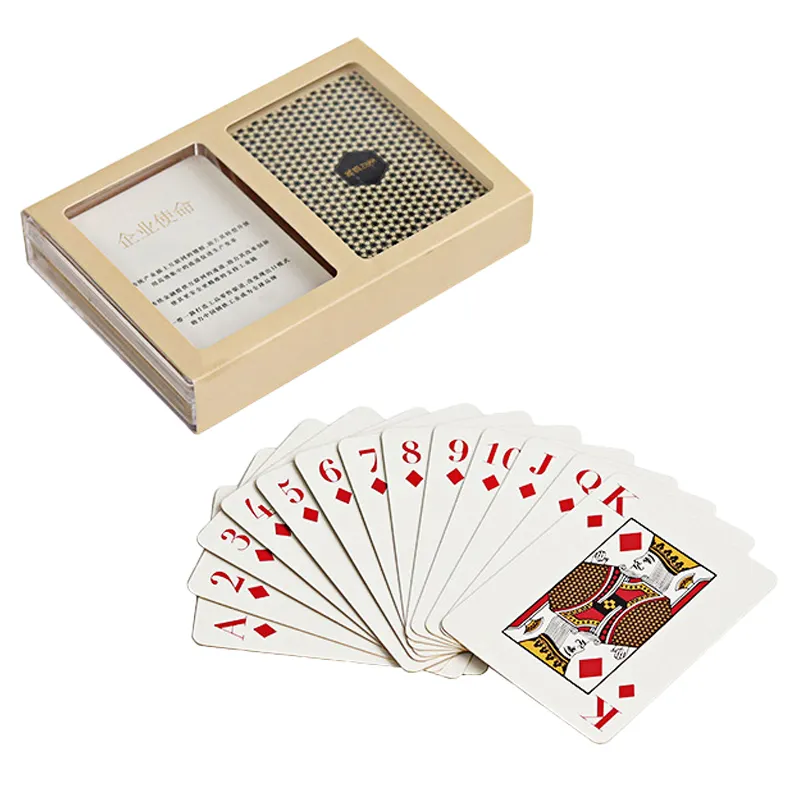 WJPC-stampa di carte da gioco personalizzate in carta con Logo personalizzato per sublimazione per adulti davanti e dietro