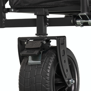 आउटडोर कैंपिंग शॉपिंग ओम के लिए बड़ी क्षमता वाला वाहन पोर्टेबल फोल्डेबल यूनिवर्सल व्हील फोल्डिंग कार्ट - Product Image 5