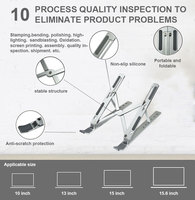 Supports d'ordinateurs portables en aluminium ergonomiques et réglables d'origine pour tablettes et ordinateurs portables