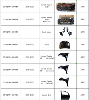 Pièces de carrosserie de remplacement OE de haute qualité, kit de carrosserie, pièces extérieures de voiture pour Toyota Hilux Revo 2015 2016-2018 Rocco 2020-2021