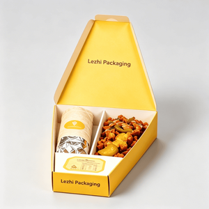 Emballage personnalisé pour wraps végétariens Masala, boîte à rabat avec séparateur - Product Image 3