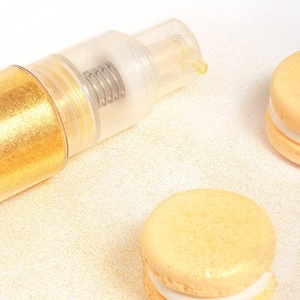 Spray de paillettes comestibles JIUPIN Gold - Paillettes comestibles pour boissons, aliments et décoration de gâteaux - Décorations pour gâteaux et desserts - 5g - Product Image 4