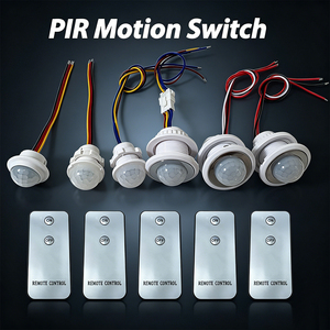 Détecteur <span class=keywords><strong>de</strong></span> <span class=keywords><strong>mouvement</strong></span> PIR intelligent <span class=keywords><strong>avec</strong></span> télécommande 5V/12V/24V, interrupteur infrarouge domestique 110V/220V, interrupteur d'éclairage à temporisation réglable - Product Image 6