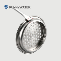 Grille de ventilation circulaire en acier inoxydable avec trous en maille pour cuisine, bureau, armoire
