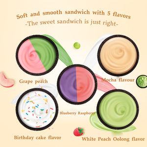 97g de biscuits Oreo à saveur de pêche blanche biscuits à saveur de myrtille prix de gros collations exotiques - Product Image 2