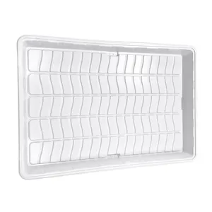 White Grow Ebb Plantation Trough Large Drain Sprouting Stand Rack Table Grow Flood Hydroponic Tray 3X6 Seed Plastic from CN;GUA