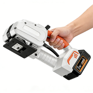 Draagbare verpakkingsmachine met 1 oplader, 2 accu's in een speciale doos voor het lassen van PP PET verpakkingsbanden - Product Image 1