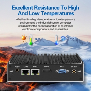 Pequeño <span class=keywords><strong>PC</strong></span> industrial 2 Ethernet 4 USB 2 COM <span class=keywords><strong>Linux</strong></span> Wifi 4G <span class=keywords><strong>Android</strong></span> Embedded Nux Box con enchufes AU y US - Product Image 4
