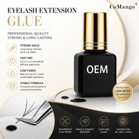 Colle pour extensions de cils avec logo personnalisé, adhésif pour extensions de cils, marque privée, colle pour extensions de cils certifiée