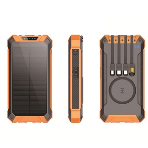 Banque d'alimentation solaire multifonctionnelle 20000mAh PD18W à charge rapide pour téléphone portable avec lampe torche LED intégrée - Product Image 3