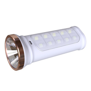 ไฟฉาย LED แบตเตอรี่แบบชาร์จไฟได้ แสงสีขาวอุ่น ใช้กลางแจ้ง พร้อมฟังก์ชั่นหรี่ไฟ วัสดุ ABS - Product Image 3