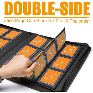 Carpeta de 9 Bolsillos con 14 Páginas Protectoras y 252 Fundas Individuales con Almacenamiento de Doble Cara - Product Image 4