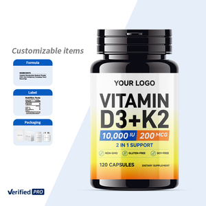 Capsules molles <span class=keywords><strong>de</strong></span> vitamine D3 OEM 5000 UI pour le soutien immunitaire, le calcium, le magnésium, le zinc et la santé des os - Product Image 1
