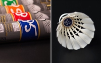 Offre Spéciale : Volant de badminton RSL DTL-85 original de haute qualité, durable, à 2 couches, écologique, à plumes droites, pour clubs professionnels