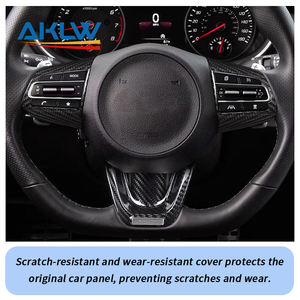 Juego Completo de Molduras Decorativas Interiores de Fibra de Carbono para Volante, Kit de Carrocería para <span class=keywords><strong>Kia</strong></span> <span class=keywords><strong>Stinger</strong></span> - Product Image 6