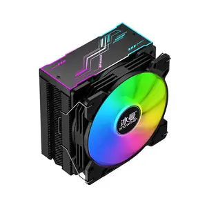 Snowman BM6000 RGB CPU Cooler-6 Heat Pipes,PWM,Temperature controlled single fan,LGA1700, ARGB Sync, Advanced Temp Control