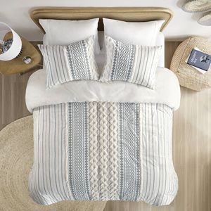 DB 3pcs <b>Comforter</b> <b>Set</b> Floral Solid Pattern King Queen Breathable Polyester PVC 300TC Cotton Chenille for Home Wedding Hotel - Product Image 5