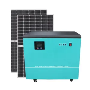 가정 사용을 위한 격자 태양 에너지 체계 발전기 쉬운 임명 저장 에너지 떨어져 5KW 10KWH 가정