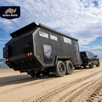 Caravanes de voyage hors réseau, directement de l'usine, caravane de luxe, remorque de camping avec panneaux solaires