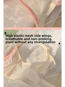 MOYISU [seno dolce desiderio] orecchie di coniglio grandi <span class=keywords><strong>seni</strong></span> mostrano piccoli reggiseno Sexy Set mutandine intimo puro desiderio reggiseno da donna - Product Image 6