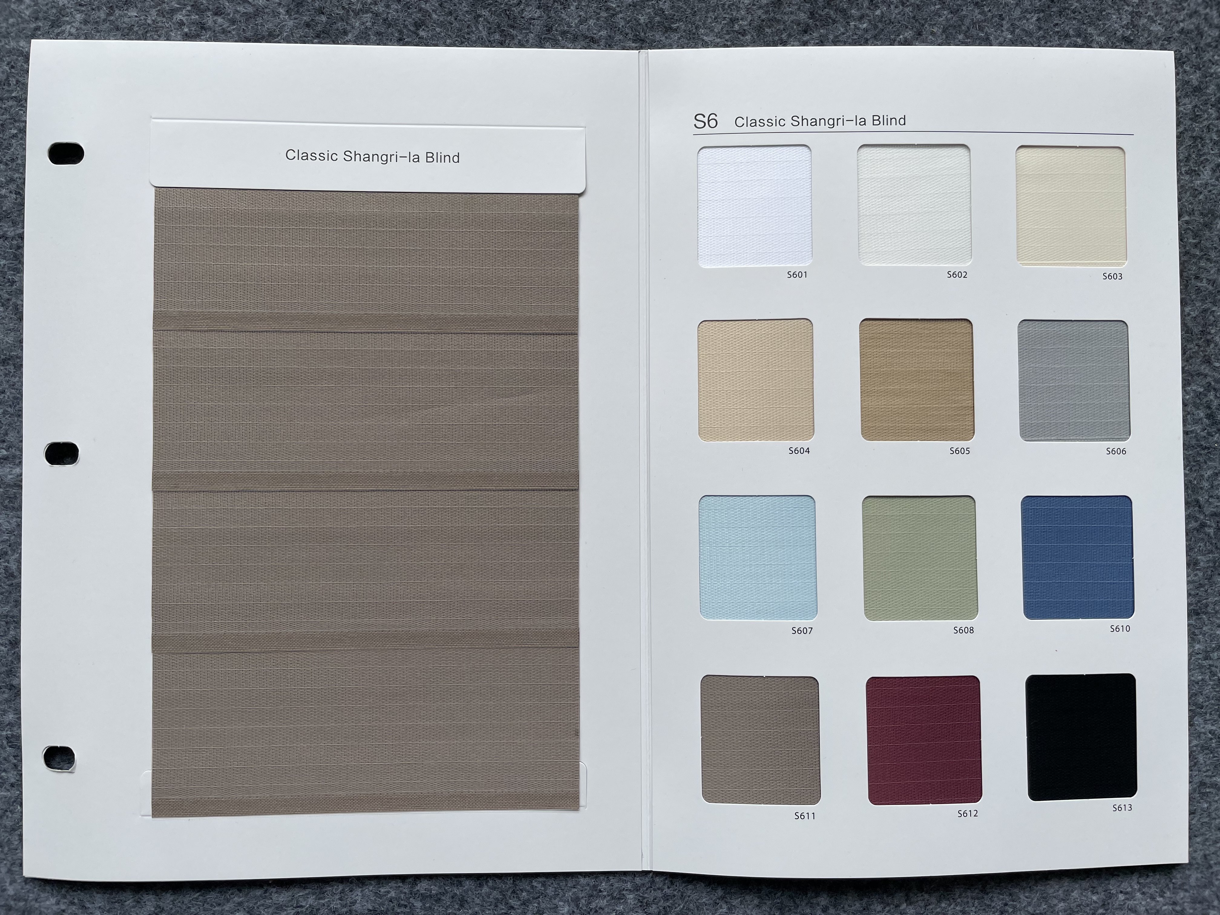 couleurs variées