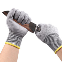 Gants de travail de sécurité anti-coupure XINGYU en HPPE enduit PU, certifiés CE, norme ANSI A3 niveau 5, pour la construction industrielle