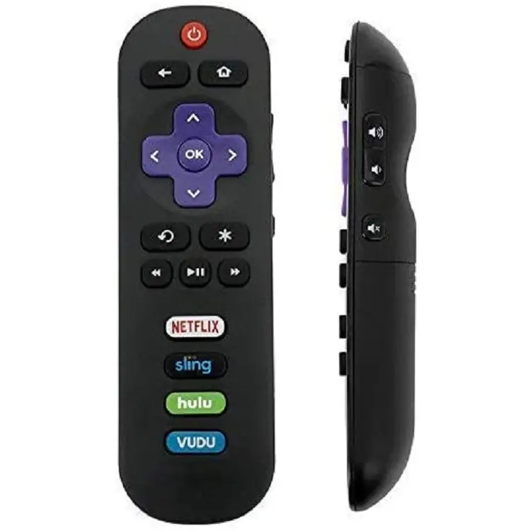 Wireless IR Remote Control For TCL Roku TV RC280 28S3750 32S3750 Side Button Compatible Durable Wireless Remote Control T9