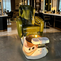Vente directe d'usine, fauteuil inclinable de luxe pour manucure et pédicure, fauteuil de spa avec massage électrique