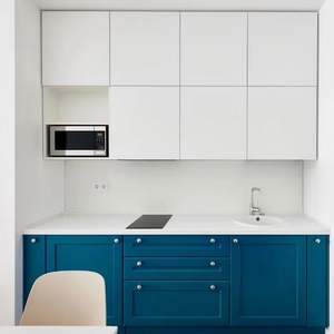 Yaman - Muebles de Cocina Pequeños y Accesorios para Cajones, Juego Completo de Cocina, Cocinas Integrales Adaptadas con Ventana para Exteriores - Product Image 1