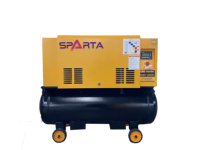 Air portatif de compresseur d'air de vis de 7.5 kw fatigue l'air de compresseur pour le gonflage de pneu de camion