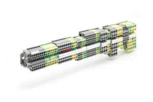 Suzhou <span class=keywords><strong>Huntec</strong></span> 2,5mm DIN Rail Spring Clamp bloque de terminales Alimentación a través de terminales de resorte - Product Image 5