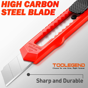 Lưỡi Dao Sắc Bén Bằng Nhựa ABS 18Mm Dụng Cụ Mở Nắp Đóng Gói Văn Phòng Dao Cắt Dao Cắt Dao Cắt Thẻ Giấy Văn Phòng An Toàn - Product Image 4