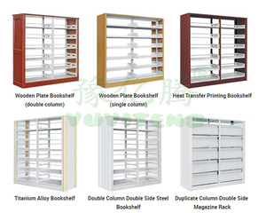 Kim loại thư viện kệ sách bán buôn kệ sách tủ sách Double -Faced 5-Layer đồ nội thất nhà cho phòng khách sử dụng - Product Image 6