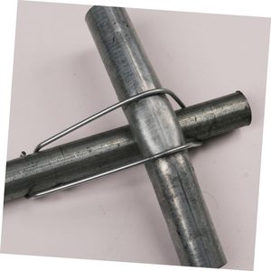 Abrazaderas de resorte recubiertas de plástico Pricie baratas Clips de alambre de invernadero con tubos de acero galvanizados en caliente - Product Image 6