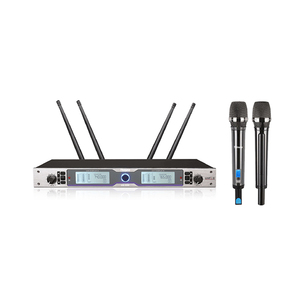Sistema de Micrófono Inalámbrico Profesional de Doble Canal Thinuna UR-288 True Diversity, de Aluminio, para Actuaciones <span class=keywords><strong>en</strong></span> Vivo - Product Image 4