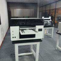 Impresora UV de cama plana A3 DTF de alta calidad, Mini impresora UV 4050 XP600 con cabezal DX7, impresora plana Led UV DTF para Material flexible