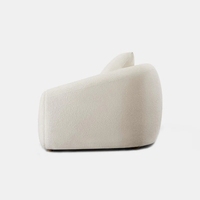 Canapé de luxe moderne pour salon, revêtement en tissu, siège profond individuel